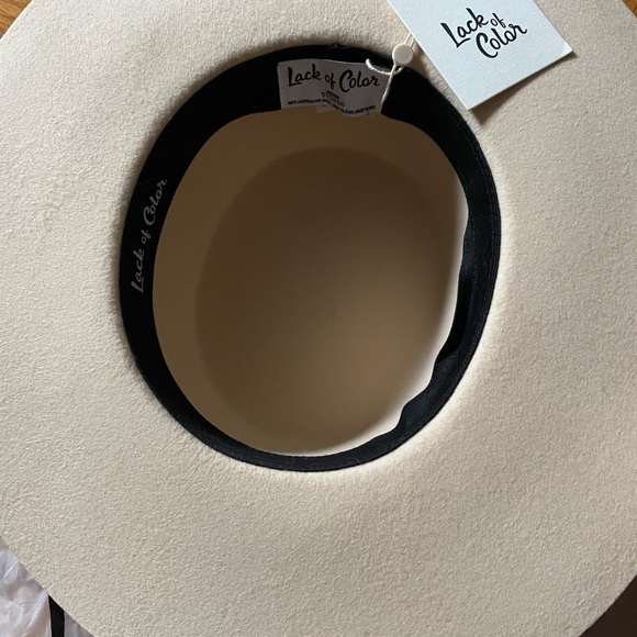 Lack of Color - NWT Sierra Hat with Gold ribbon (size M/57cm) - Picture 7 of 8